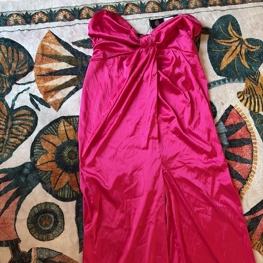 Vibrant Pink Wide-Leg Pant Jumpsuit - New with tags - Picture 7 of 7